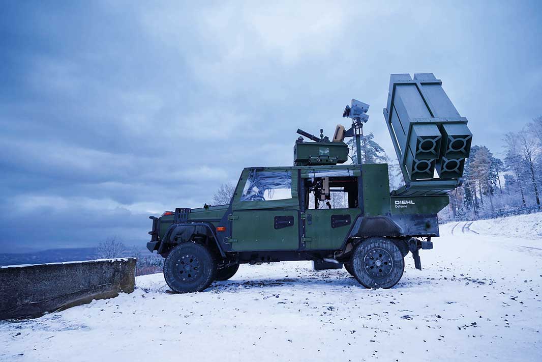 The Diehl Defence GARMR mobile C-UAS system, a complete C-UAS solution. [Image: Diehl Defence]