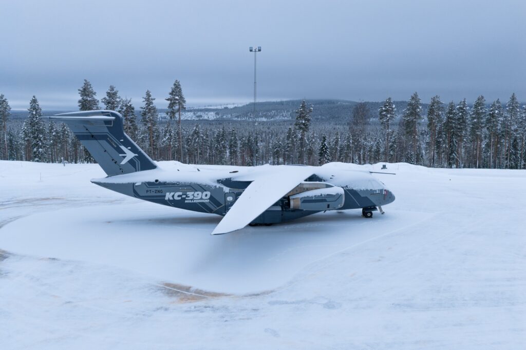 Embraer recently took the KC-390 on a 70-day demonstration tour that took the aircraft through 11 countries and a range of operating environments. (Embraer photo)