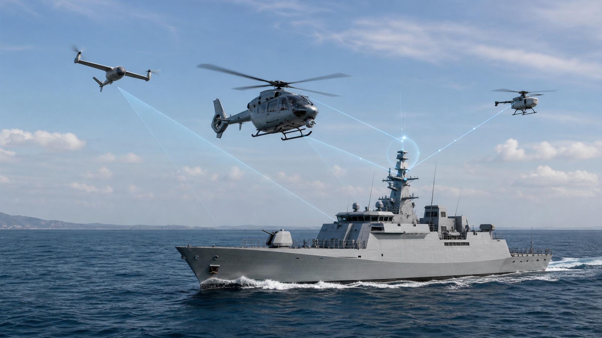 H135 Flexrotor A900 maritime crewed uncrewed teaming concept
