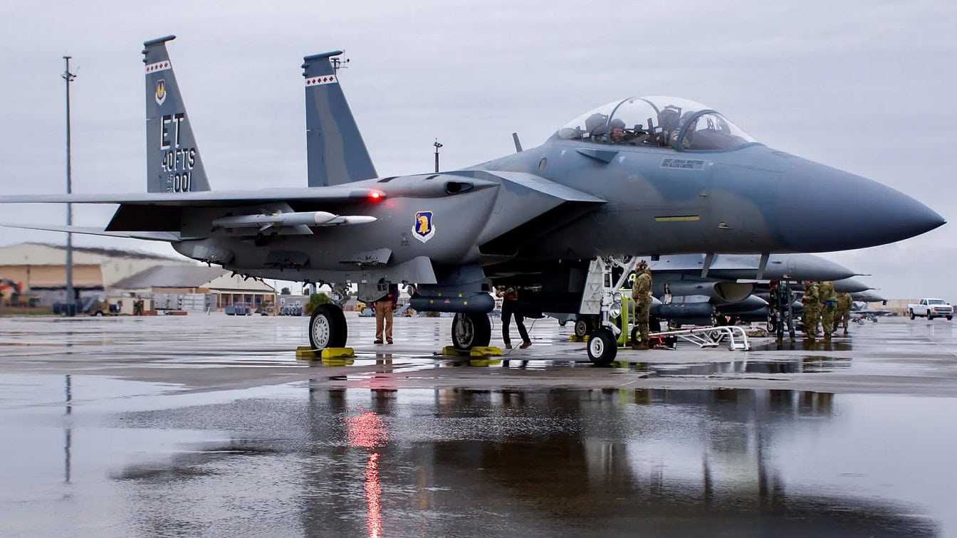 F-15EX鹰II。图片来源：美国空军。