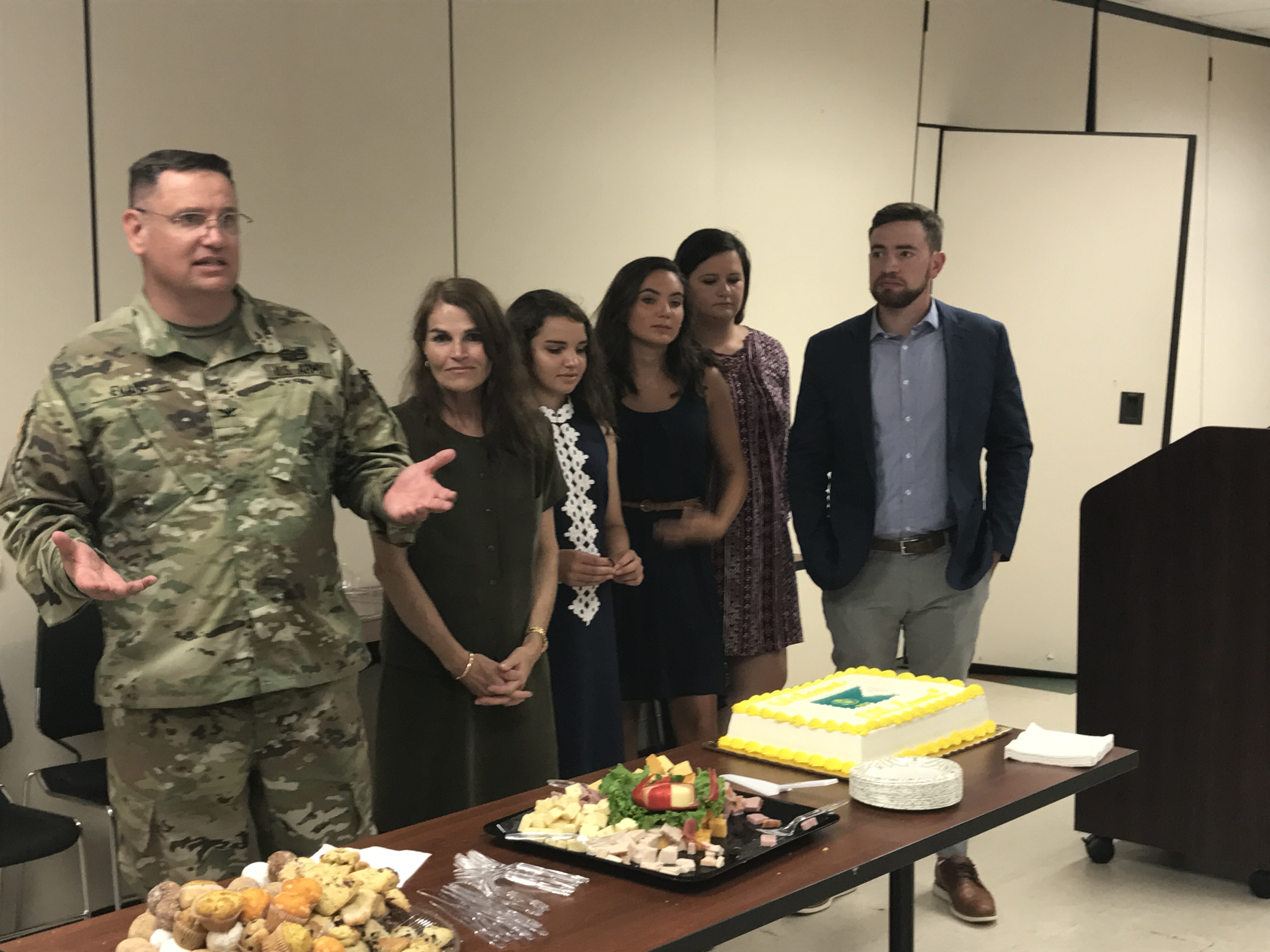 The author at his retirement party in 2021. (Photo courtesy of Alan M. Evans)
