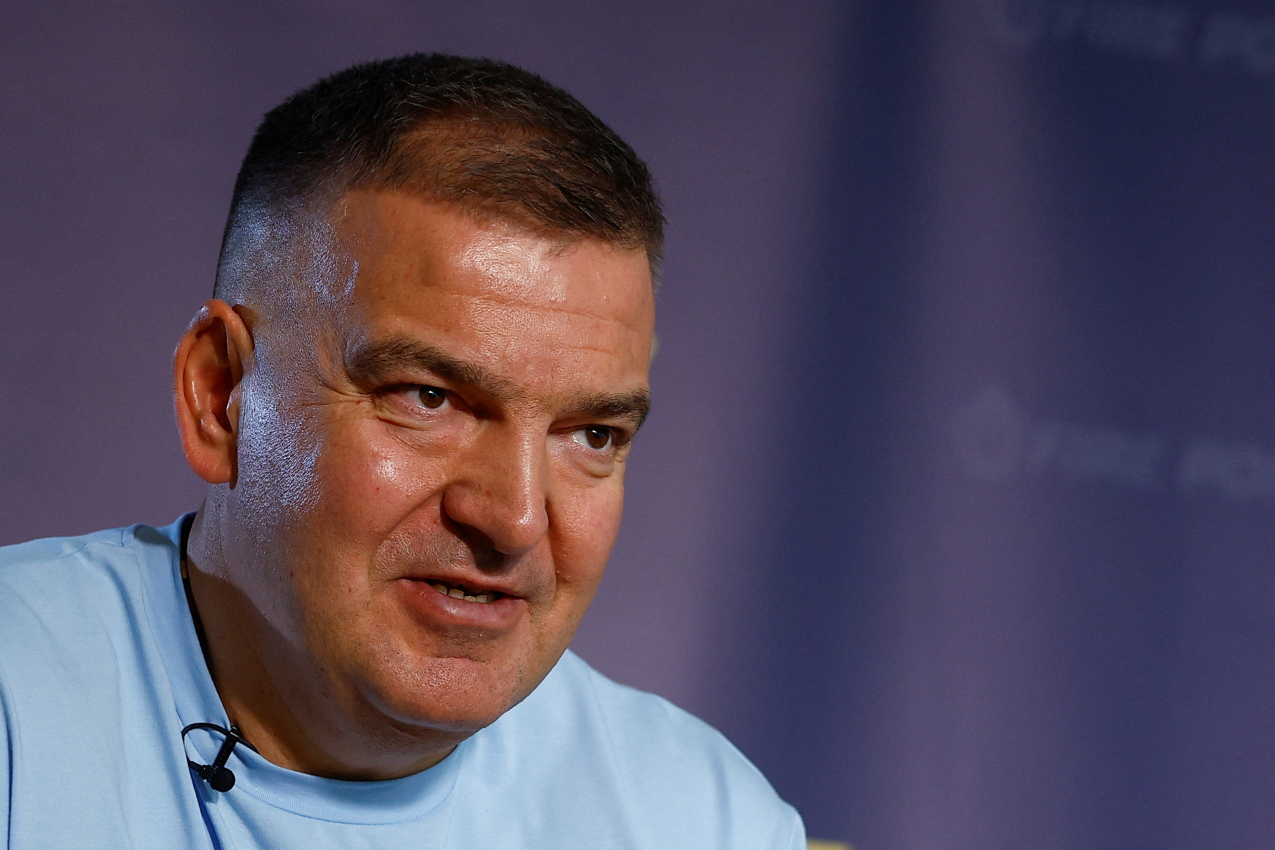 Denys Shtilerman, the Fire Point company chief designer and co-founder. (Valentyn Ogirenko/Reuters)