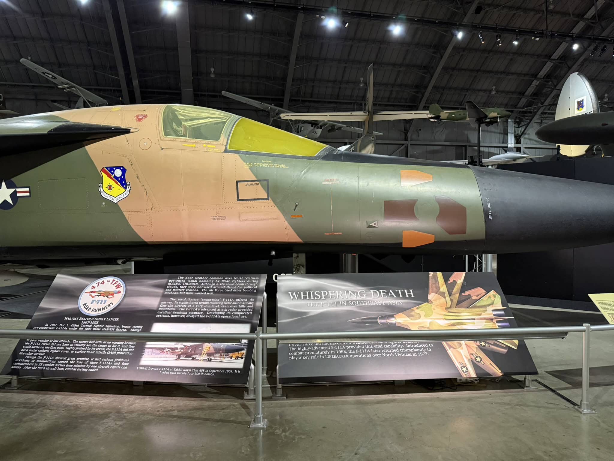F-111 at the National Museum of the U.S. Air Force. 19FortyFive Photo by Harry J. Kazianis.