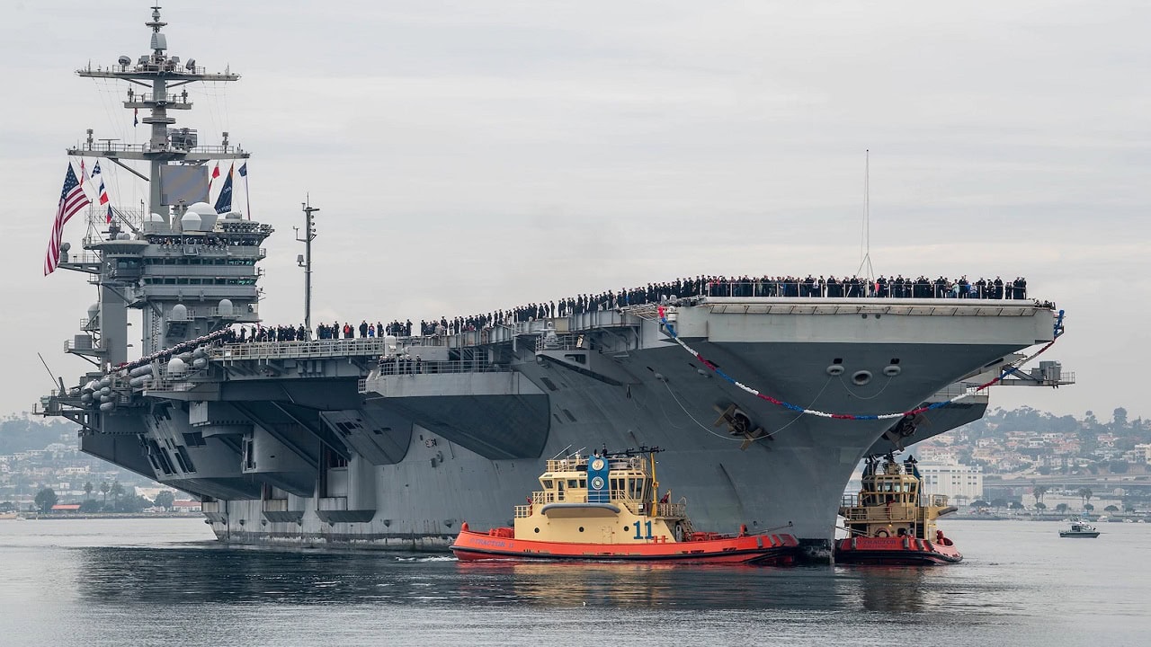 USS Abraham Lincoln Aircraft Carrier.