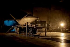 In Manching, Germany, Airbus is currently preparing two Valkyries for their first flight with its European mission system. The picture shows one of them. [Photo: Airbus]
