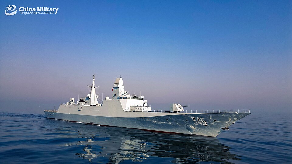 China Type 054B Jiangkai III frigate South China Sea patrol