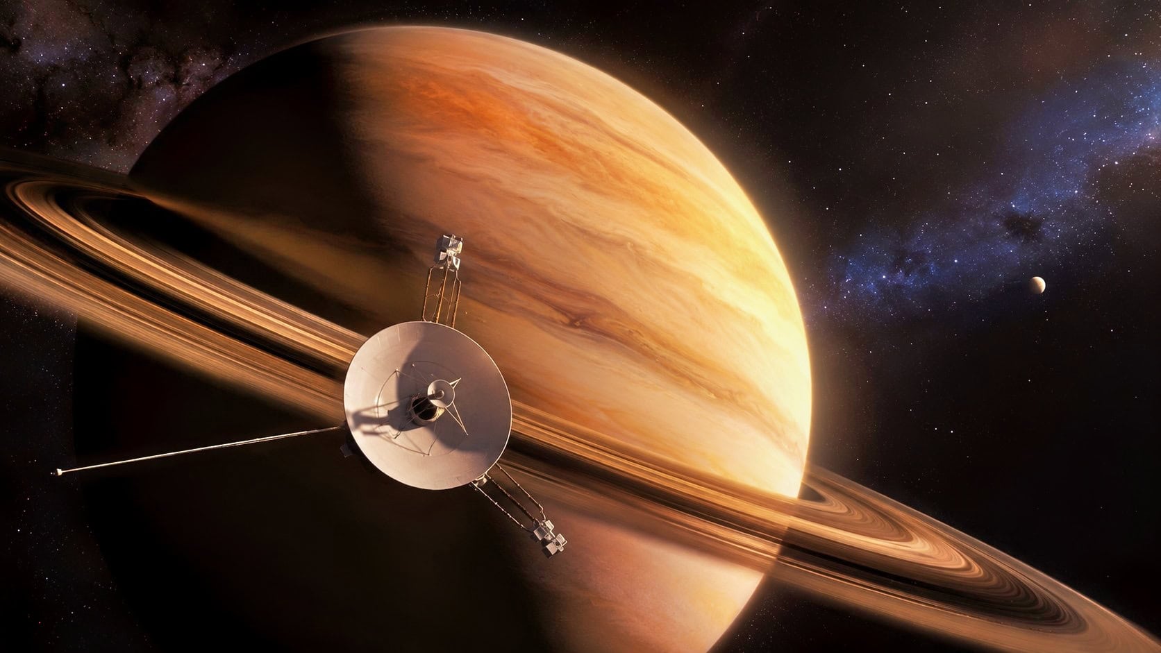 先锋11号探测器 NASA与土星艺术渲染