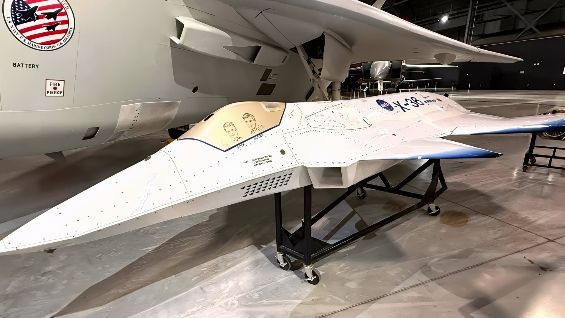 X-36 at the National Museum of the U.S. Air Force. Image Credit: Harry J. Kazianis.
