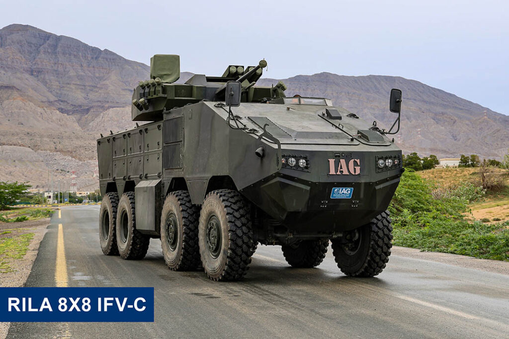 RILA 8x8 IFV: Modular, mobile, and mission-ready for modern battlefield dynamics. (Photo ©  IAG)
