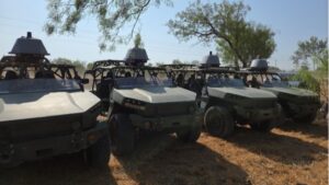 DroneSentry-X Mk2 recently installed on Infantry Squad Vehicles (ISV) as part of JIATF-401 initiative. (Photo © Droneshield)