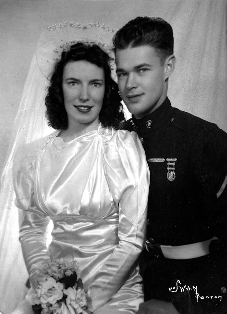 To “avenge” her husband’s death, Margaret Retzsch, who had married the Marine Raider just six months before his enlistment, joined Marine Corps Women’s Reserve and was honorably discharged as a sergeant post-war. (USMC)