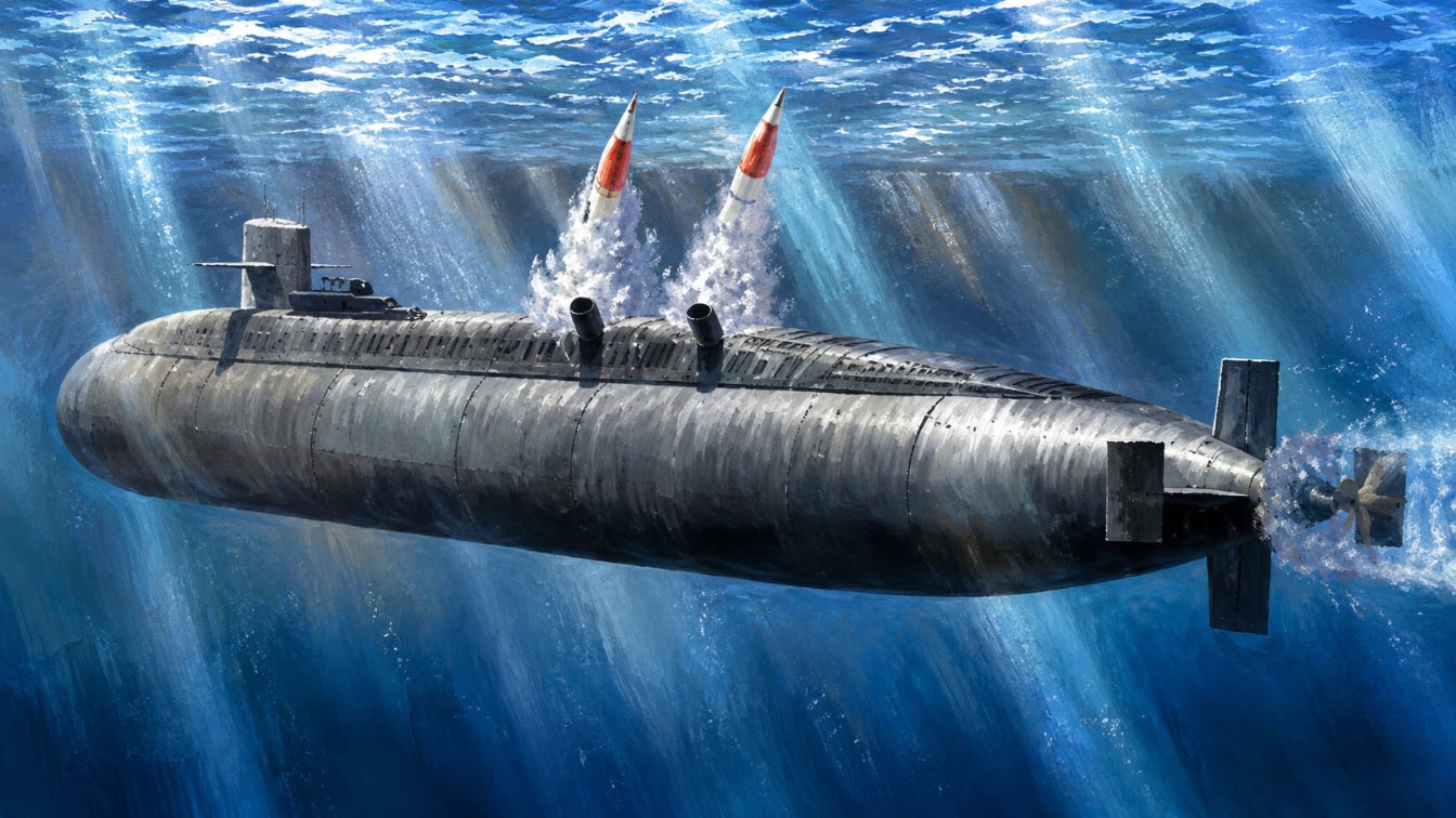 Ohio-Class SSGN Submarine Firing