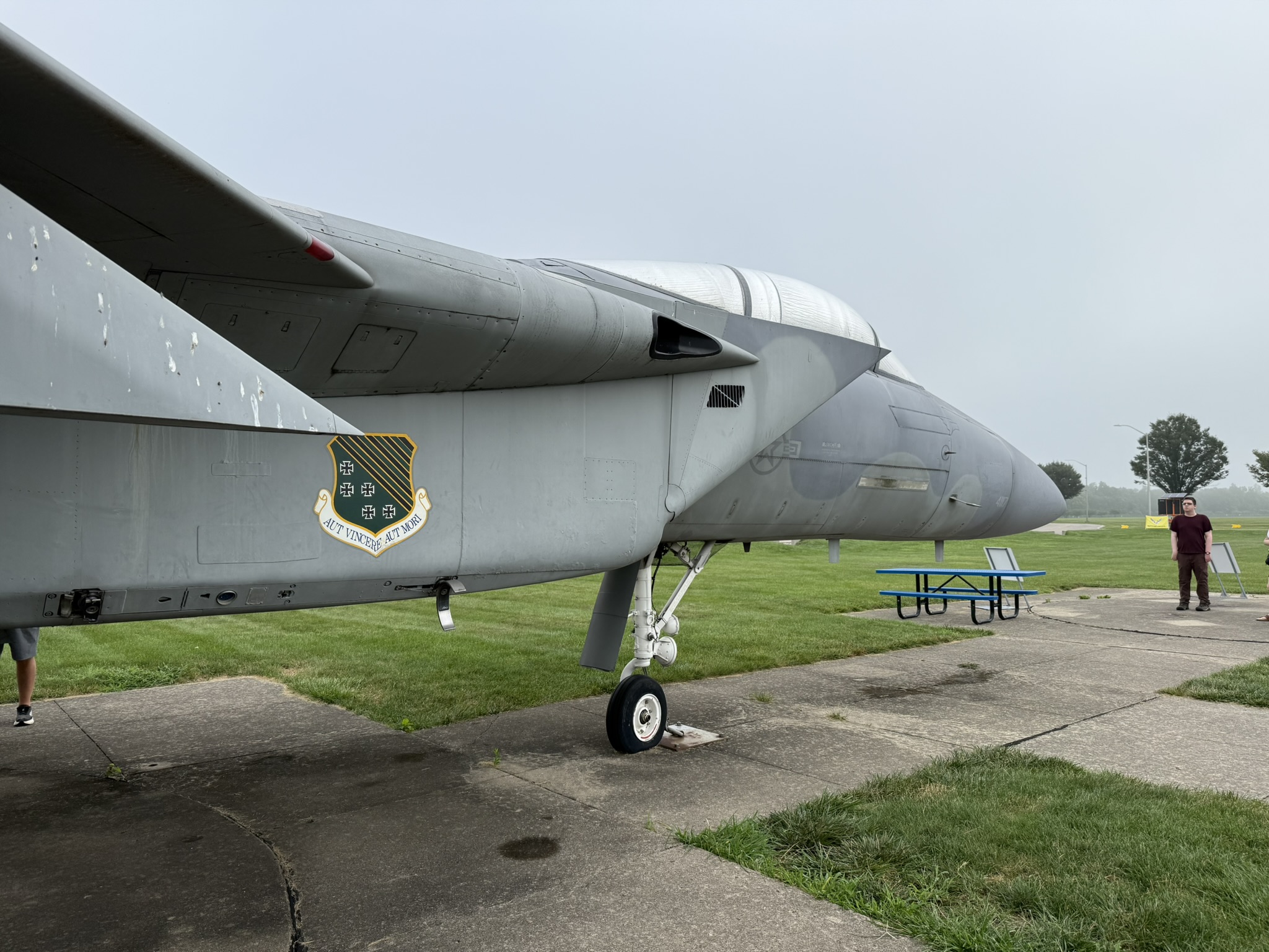 F-15 fighter sitting outside of the National Museum of the U.S. Air Force. Taken by Harry J. Kazianis on July 19, 2025. 