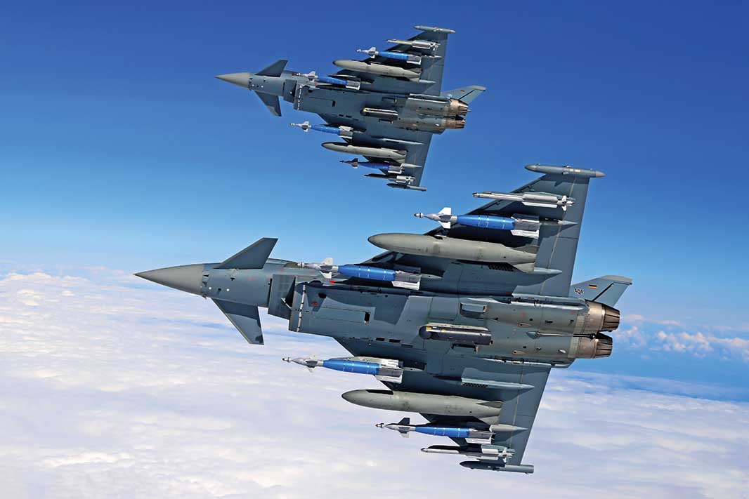 The Eurofighter is the backbone of the Luftwaffe. [Foto © Stefan Petersen]