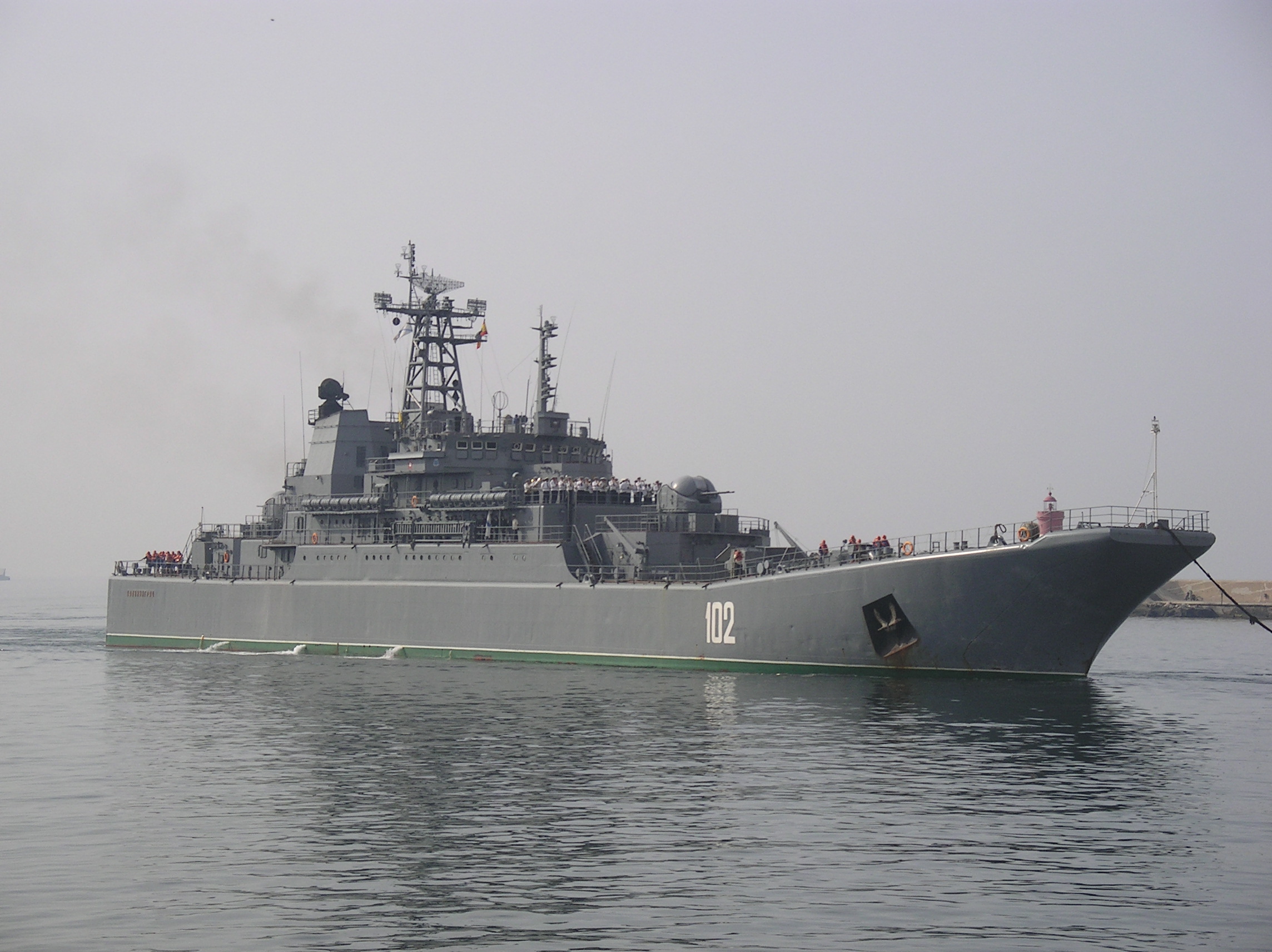 Russian Baltic Fleet warship linked to Kaliningrad military posture