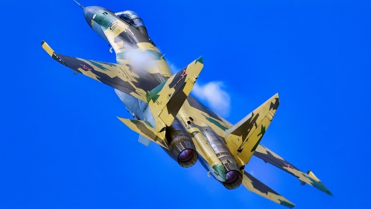 Su-35 Fighter from Russia.