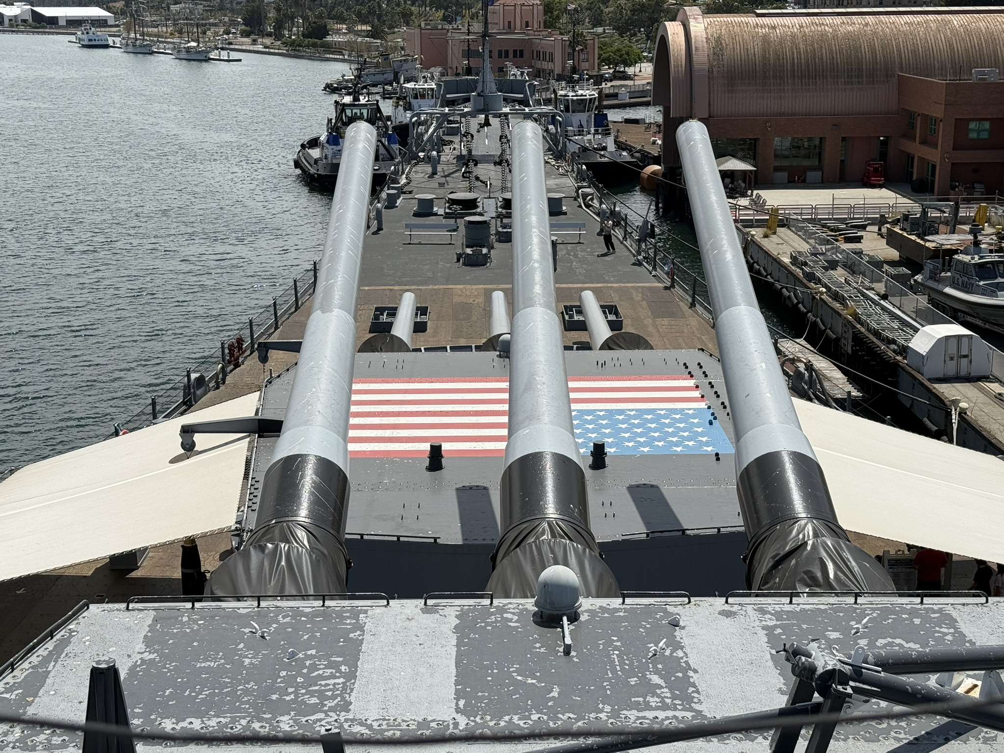 USS Iowa Battleship tour taken by 19FortyFive in August 2025.
