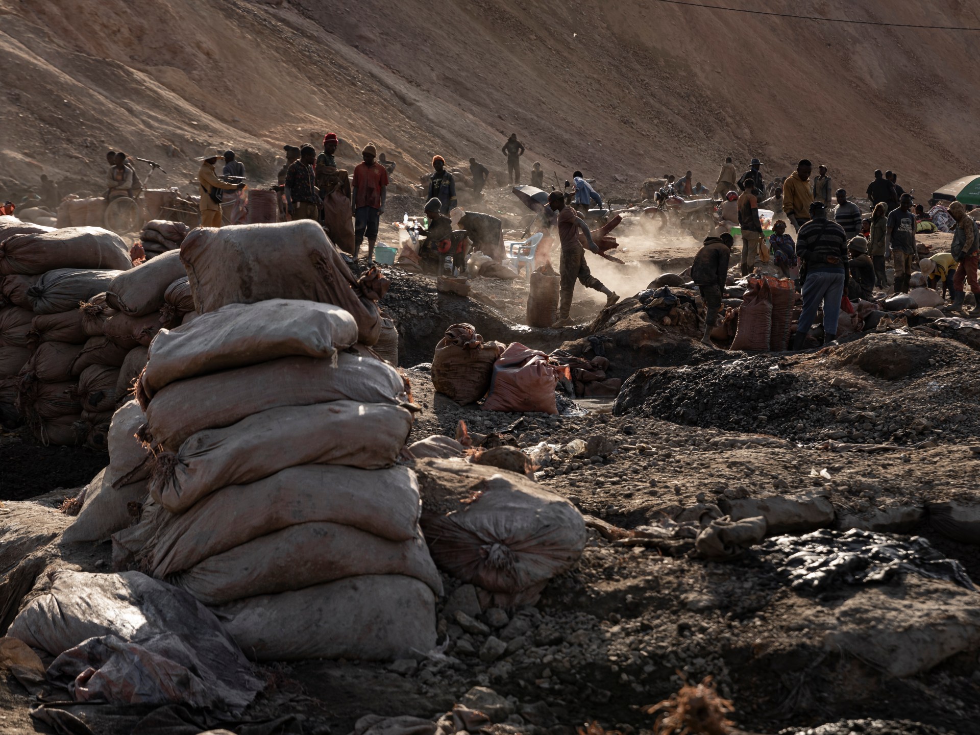 DR Congo mining site and critical minerals security