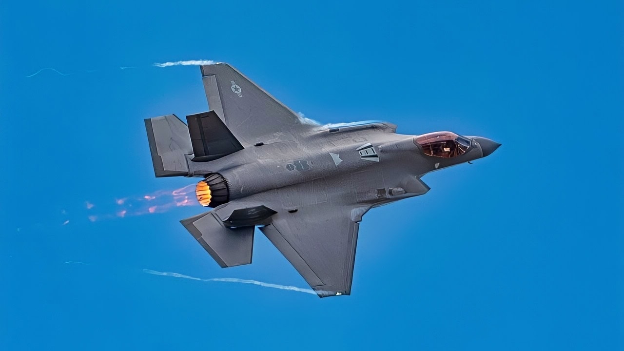 F-35 fighter jet displayed at Poland's largest military parade Warsaw August 2026