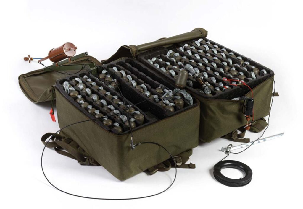 The H-POMBS man-portable obstacle breaching system has been used in Ukraine to clear paths through minefields to reach critical infrastructure. [Wescom Defence]