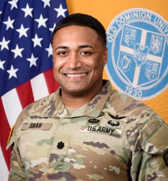 Army Lt. Col. Brandon Shah (Old Dominion University)