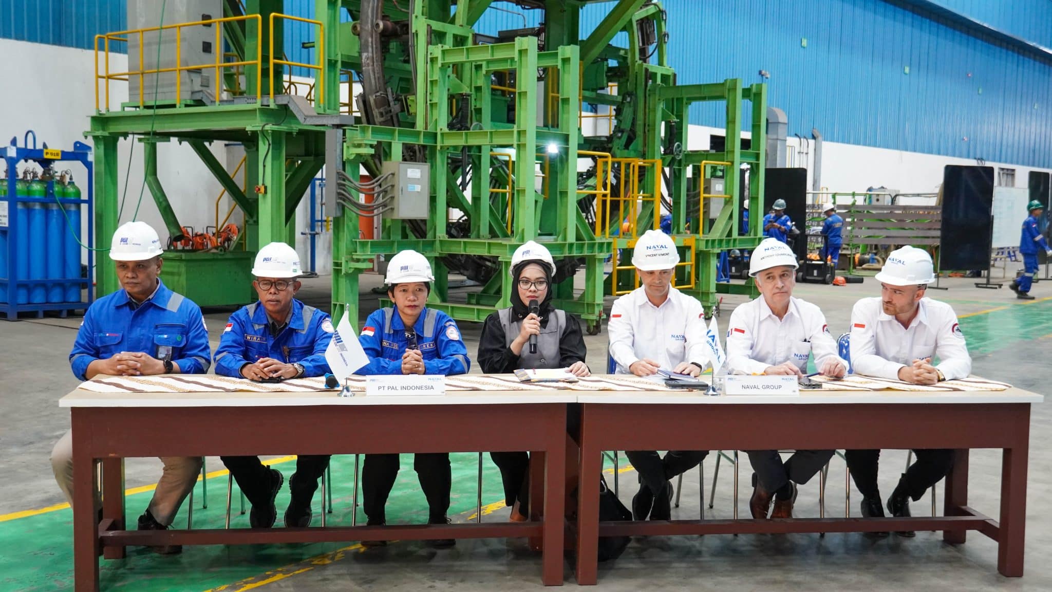 Indonesia Scorpene Evolved submarine construction readiness at PT PAL Surabaya