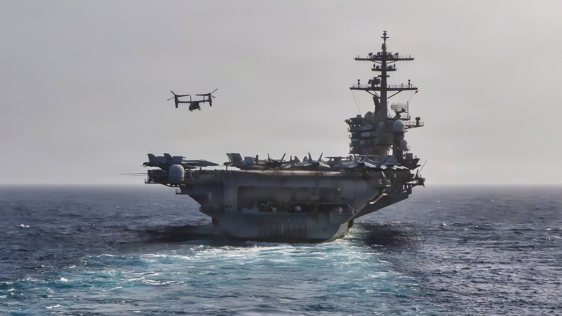 Navy Nimitz-Class Supercarrier USN Photo