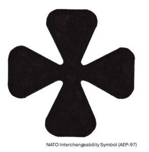The NATO Interchangeability symbol (AEP-97). [NATO]