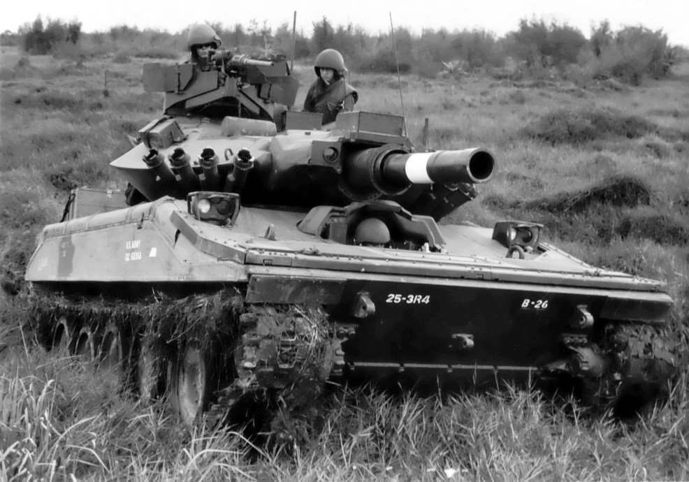An M551 Sheridan in Vietnam.