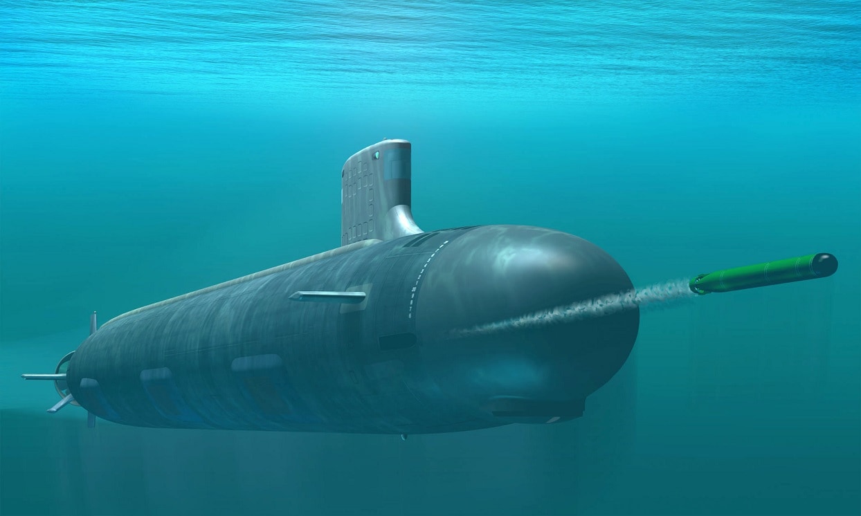 Virginia-Class firing Mark 48. 