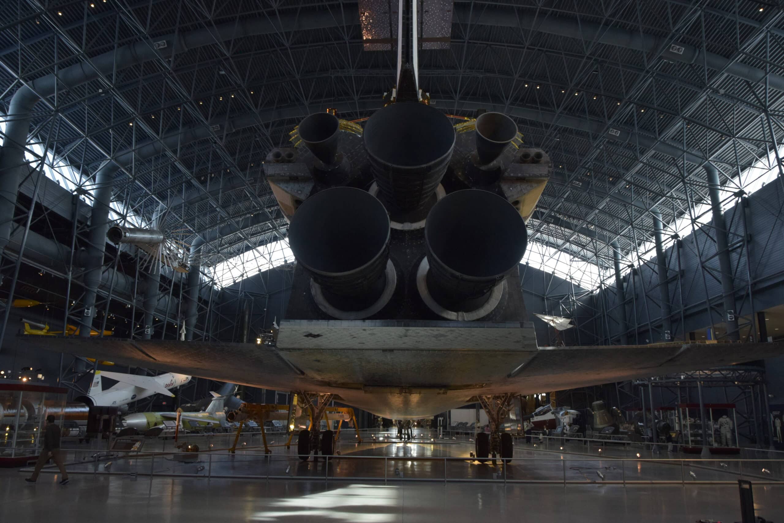 Back of Space Shuttle