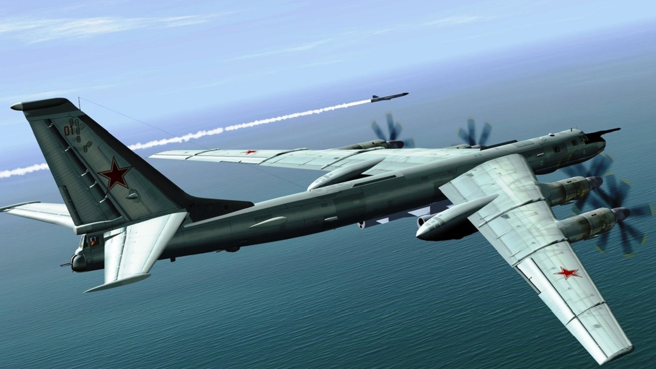 Tu-95MS Bomber from Russia.