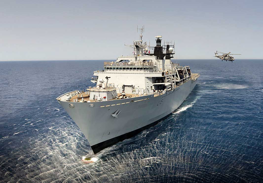 NDM Oiapoque is an Albion class LPD launched in December 2001, acquired from theRoyal Navy in 2025 and commissioned in the Brazilian Navy in 2026. Formerly HMS Bulwark (L15), the Oiapoque is a major addition to the operational capabilities of the Brazilian Marine Corps. [Image: Brazilian Marine Corps]