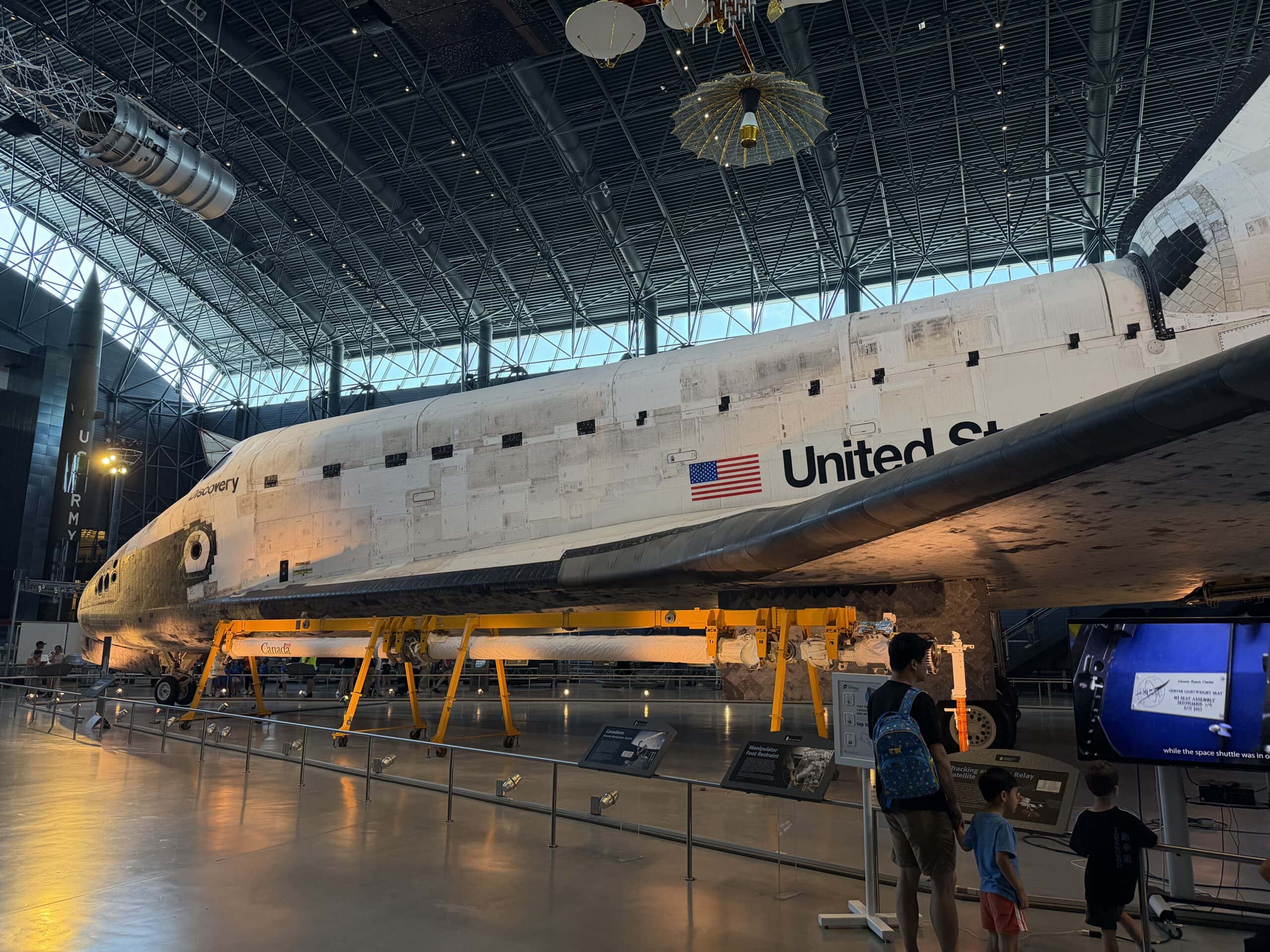 NASA Space Shuttle Discover. Smithsonian Visit Photo by 19FortyFive.com 