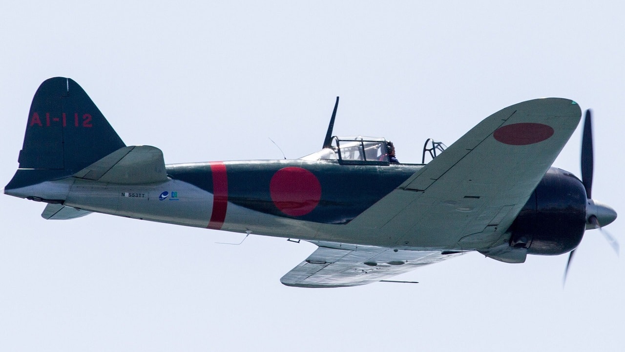 Zero fighter from World War II