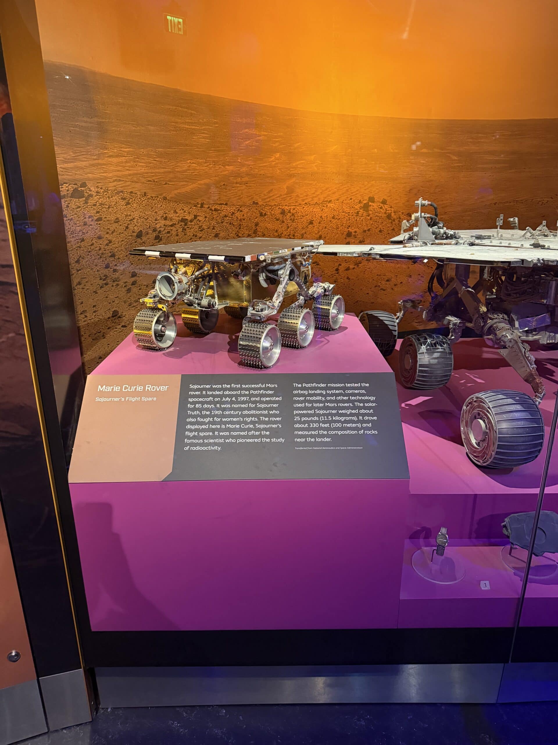 Mars Pathfinder Sojourner at the Smithsonian on July 1, 2026 image taken by 19FortyFive.