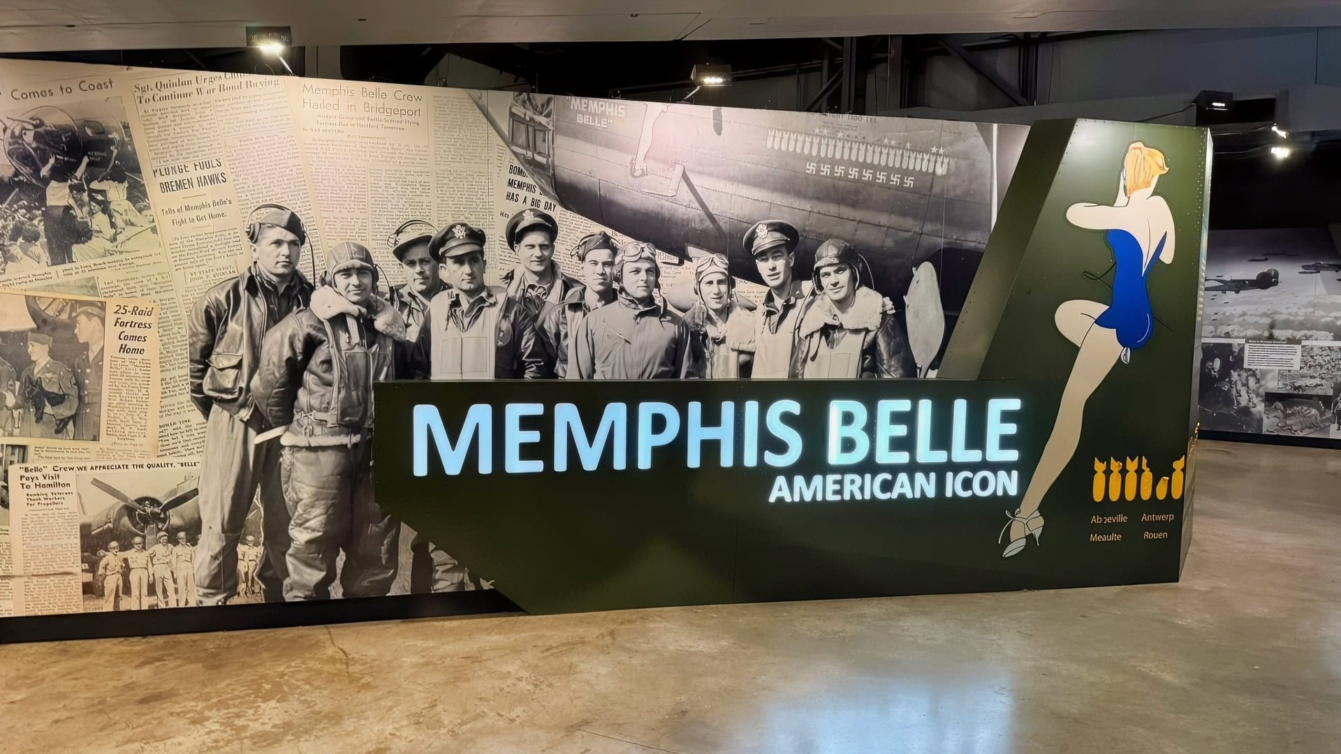 Memphis Belle National Museum of the U.S. Air Force Exhibit