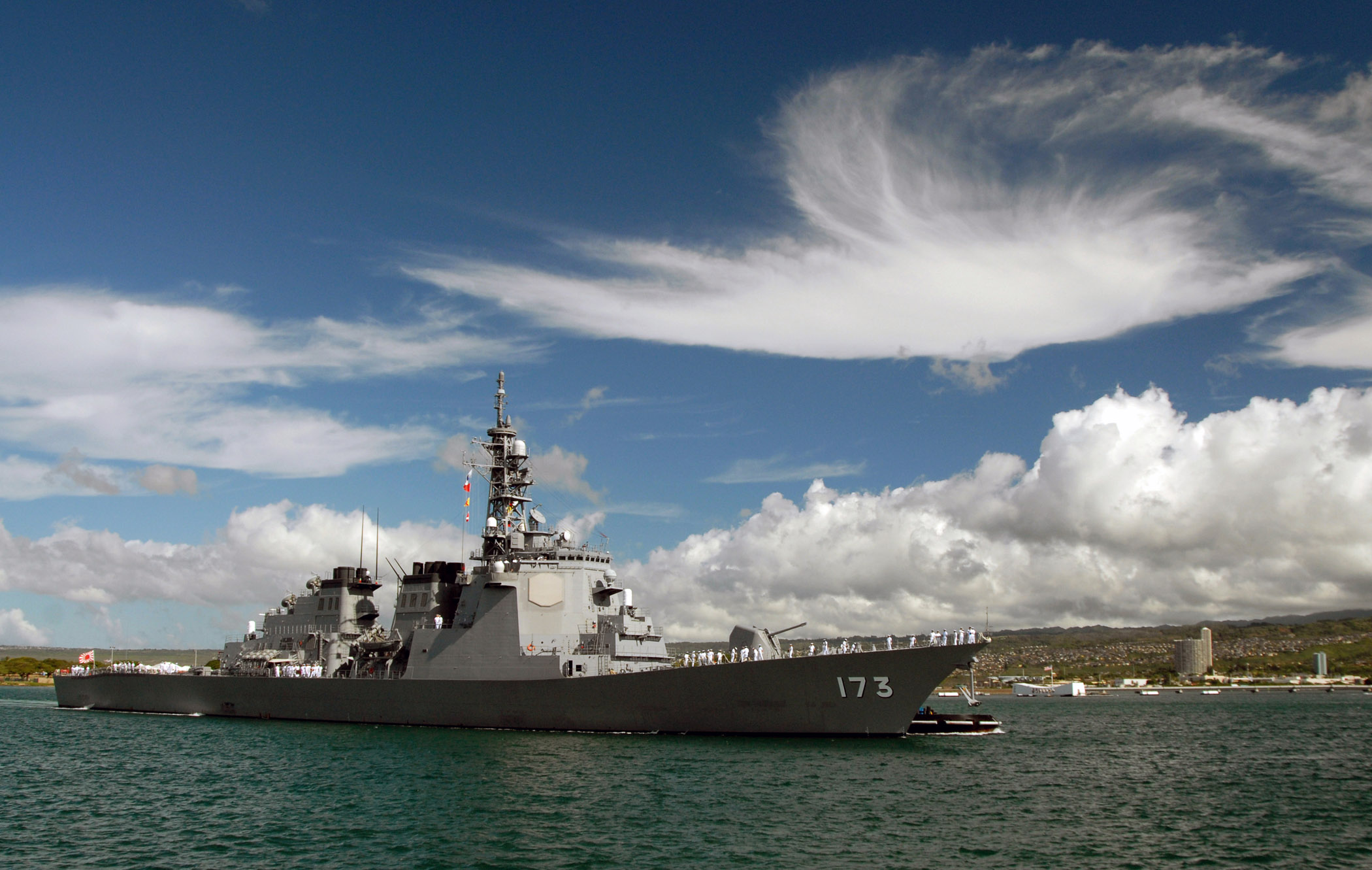 海上自卫队“こんごう”级宙斯盾驱逐舰 JS Kongo DDG-173 弹道导弹防御战舰