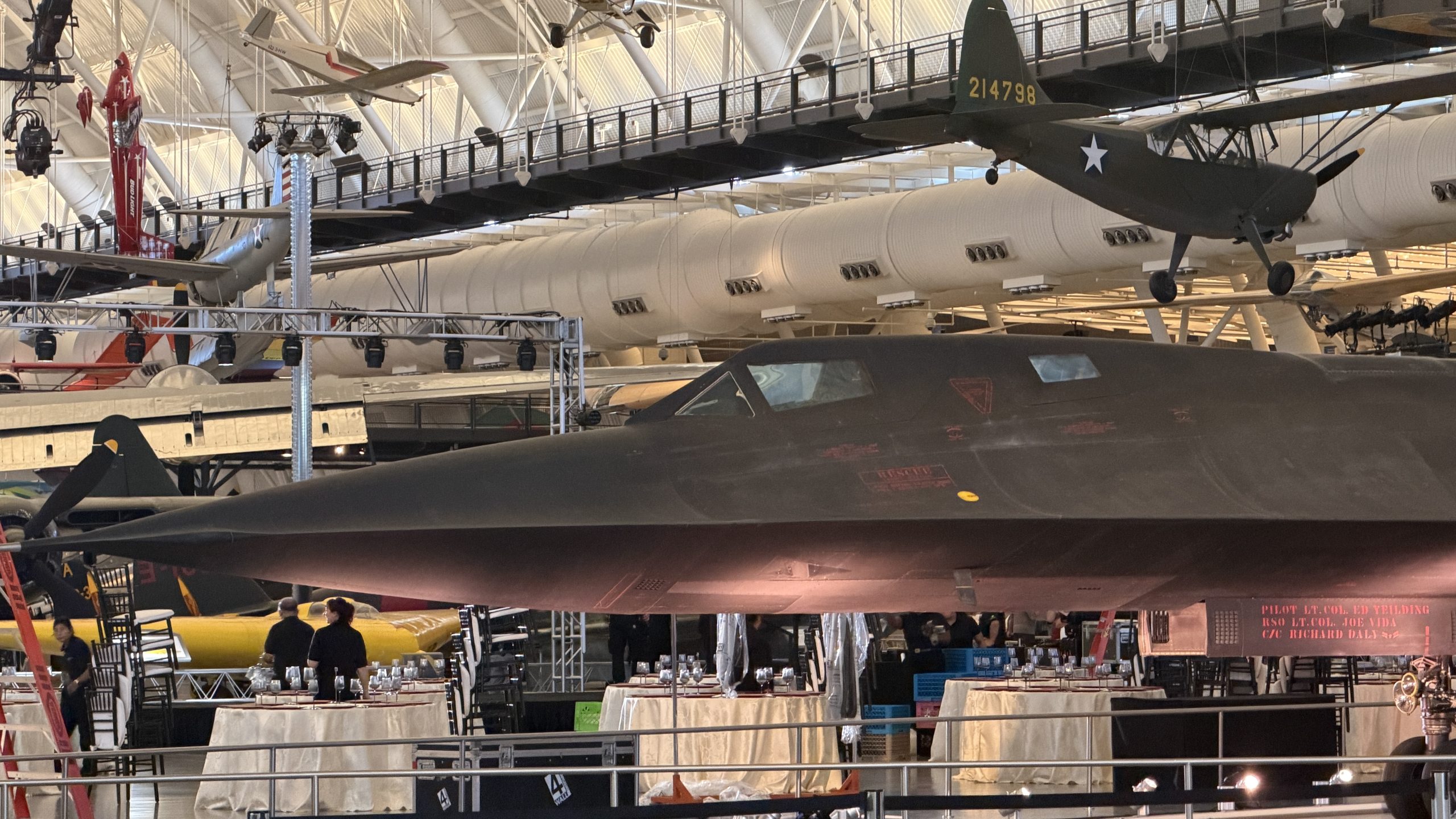 SR-71 Blackbird Sideview. Smithsonian Display Photo Taken by 19FortyFive on 9/30/2026.