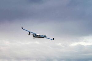 The Gogo Galileo HDX antenna offers the Integrator UAS high-speed, global connectivity. (Photo Gogo)