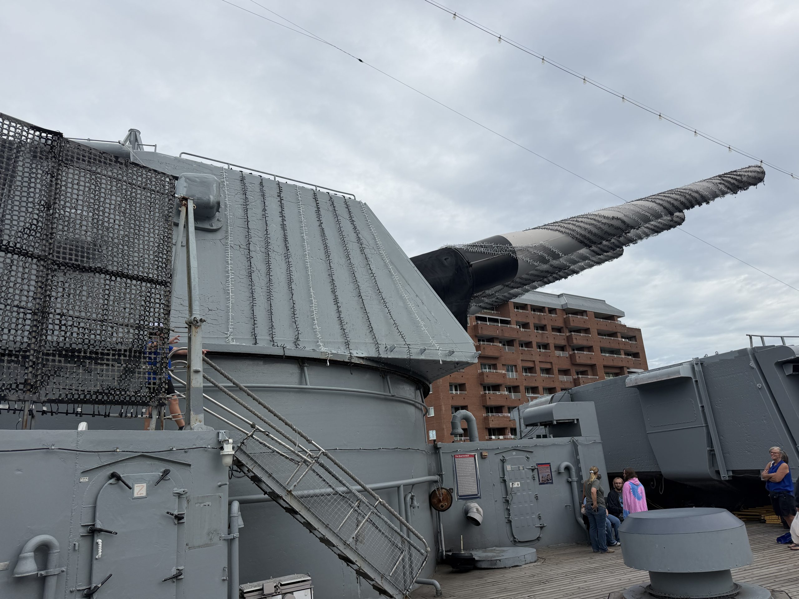 USS Wisconsin Iowa-Class Battleship Tour. Photo by 19FortyFive Reporter Christian D. Orr.