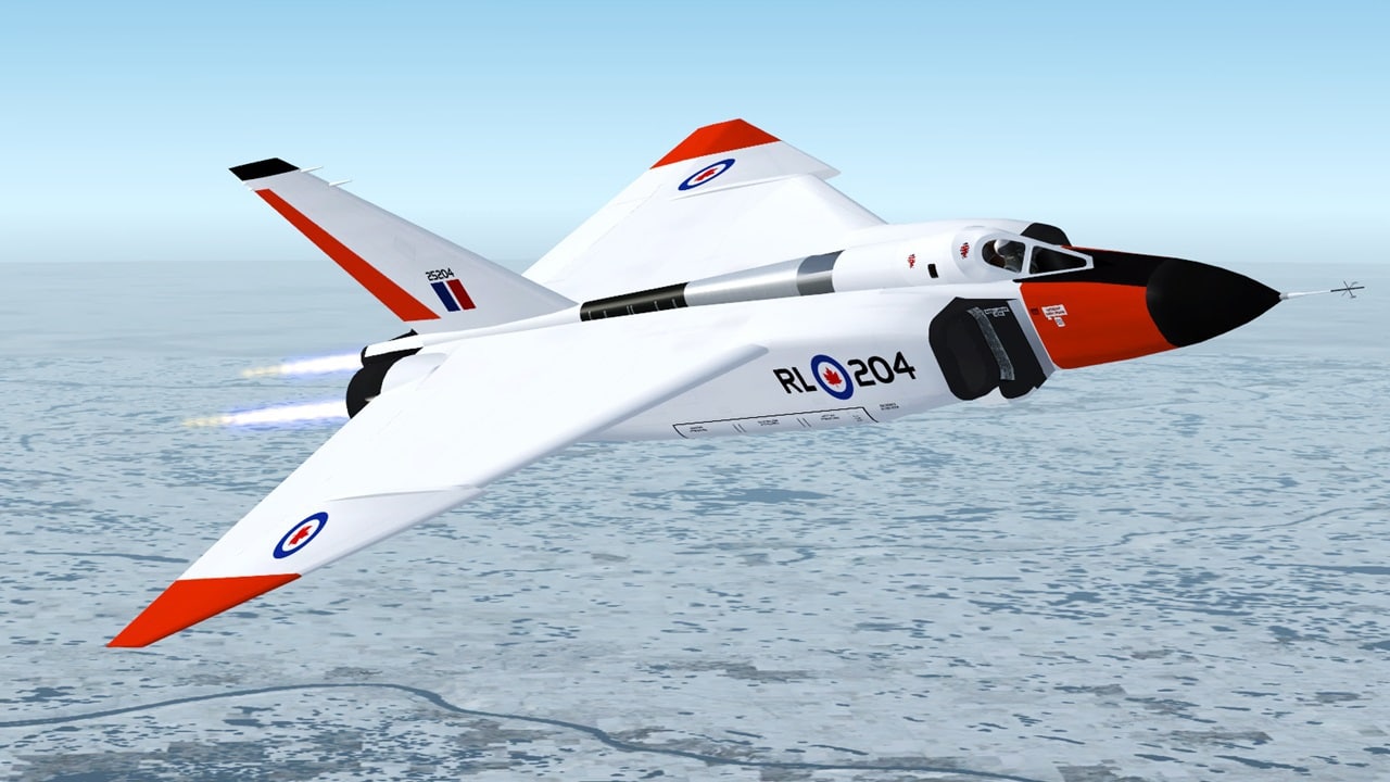 CF-105 Avro Arrow. Artist Rendering. Image Credit: Creative Commons.