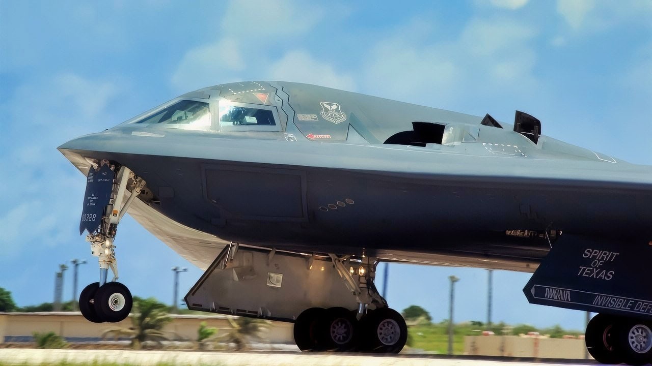 A U.S. Air Force B -2 Spirit aircraft deployed from Whiteman Air Force Base, Mo., launches from the runway at Andersen Air Force Base, Guam, Aug. 12, 2016. With its subsonic speeds and its nearly 7,000 mile unrefueled range, the B-2 Spirit is capable of bringing massive firepower, in a short time, anywhere on the globe through the most challenging defenses. (U.S. Air force photo by Senior Airman Jovan Banks)
