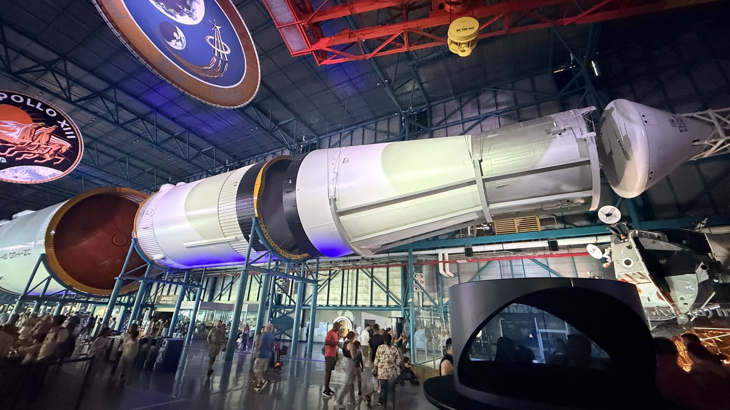 NASA Saturn V Rocket Exhibit at the Kennedy Space Center in Florida. Image by Harry J. Kazianis.