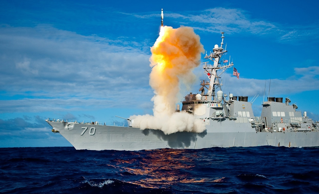 PACIFIC OCEAN (July 30, 2009) During exercise Stellar Avenger, the Aegis-class destroyer USS Hopper (DDG 70) launches a standard missile (SM) 3 Blk IA, successfully intercepting a sub-scale short range ballistic missile, launched from the Kauai Test Facility, Pacific Missile Range Facility (PMRF), Barking Sans, Kauai. This was the 19th successful intercept in 23 at-sea firings, for the Aegis BMD program, including the February 2008 destruction of a malfunctioning satellite above the earthÕs atmosphere. (U.S. Navy photo/Released)