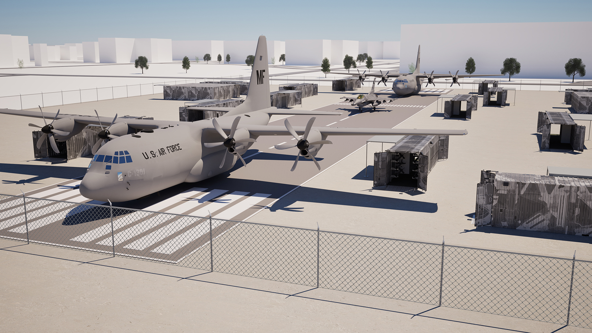 Simulated Airfield