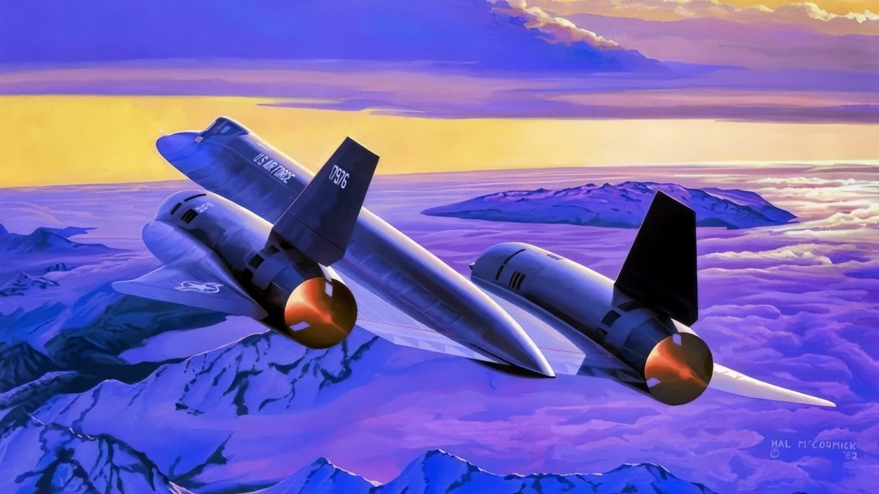 来自美国政府档案的SR-71艺术作品。