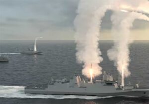 Rheinmetall GMF140 guided missile frigate concept naval defense capability