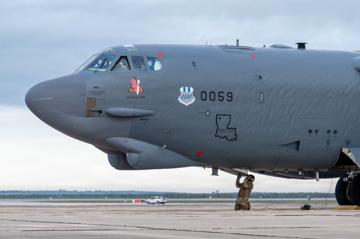B-52H Stratofortress at Morón Air Base, Spain, Nov. 19, 2025. Photo by Codie Trimble