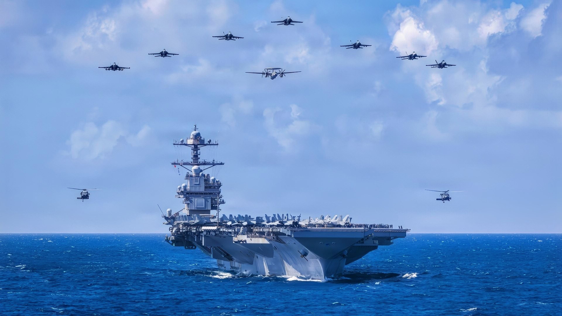 USS Ford Supercarrier U.S. Navy